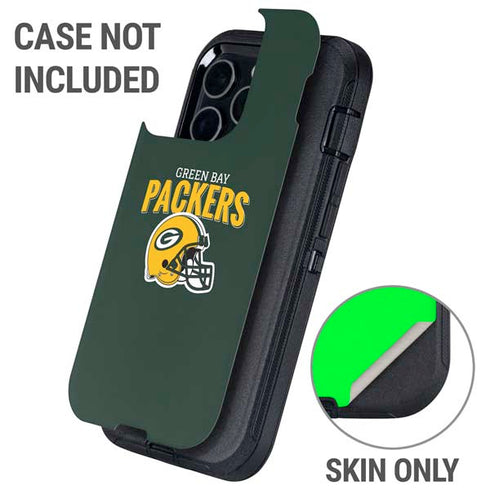 NFL Green Bay Packers Helmet Otterbox Defender iPhone Skin