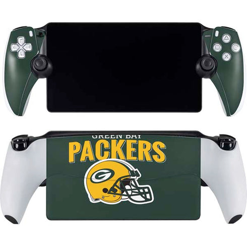 NFL Green Bay Packers Helmet PlayStation Portal Remote Player Skin
