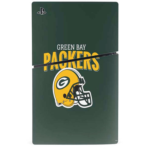 NFL Green Bay Packers Helmet PS5 Slim Digital Edition Console Skin