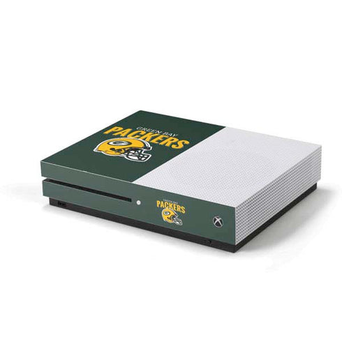 NFL Green Bay Packers Helmet Xbox One S Console Skin