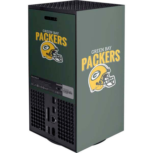 NFL Green Bay Packers Helmet Xbox Series X Console Skin