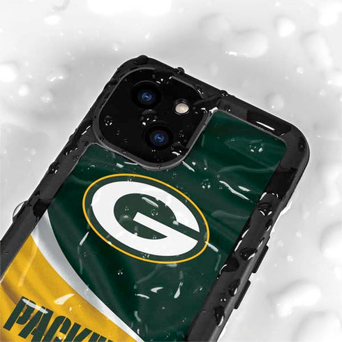NFL Green Bay Packers iPhone 15 Plus Waterproof Case