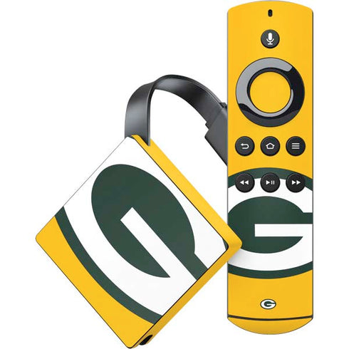 NFL Green Bay Packers Large Logo Amazon Fire TV Skin