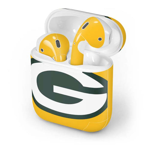 NFL Green Bay Packers Large Logo Apple AirPods Skin