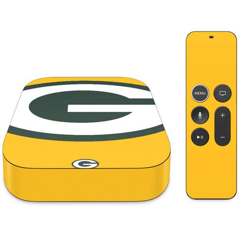 NFL Green Bay Packers Large Logo Apple TV Skin