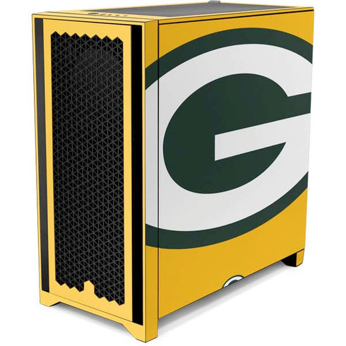 NFL Green Bay Packers Large Logo Corsair 4000D Tempered Glass Mid-Tower ATX Case Skin