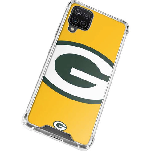 NFL Green Bay Packers Large Logo Galaxy A12 Clear Case