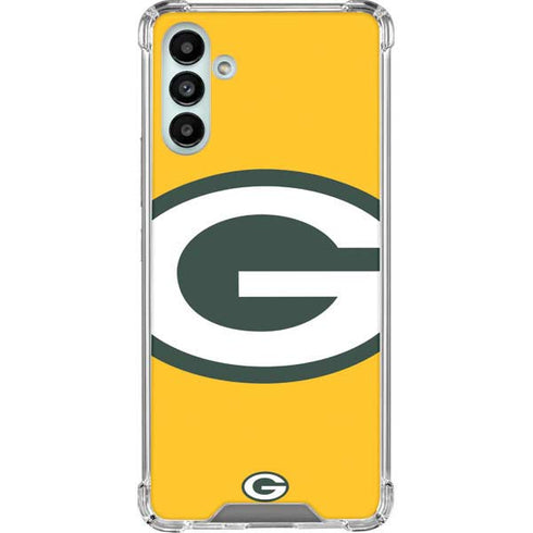NFL Green Bay Packers Large Logo Galaxy A13 5G Clear Case