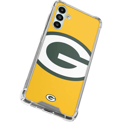 NFL Green Bay Packers Large Logo Galaxy A13 5G Clear Case