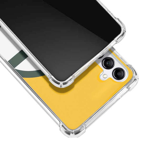 NFL Green Bay Packers Large Logo Galaxy A14 5G Clear Case