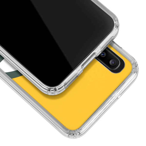 NFL Green Bay Packers Large Logo Galaxy A30 Clear Case