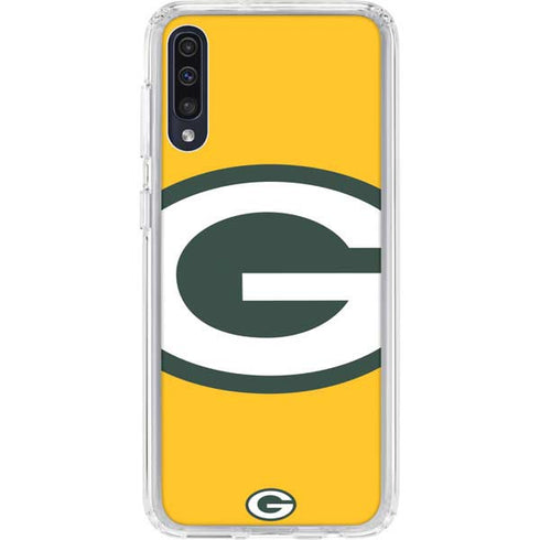 NFL Green Bay Packers Large Logo Galaxy A50 Clear Case