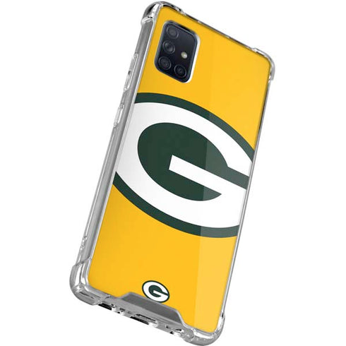 NFL Green Bay Packers Large Logo Galaxy A51 5G Clear Case