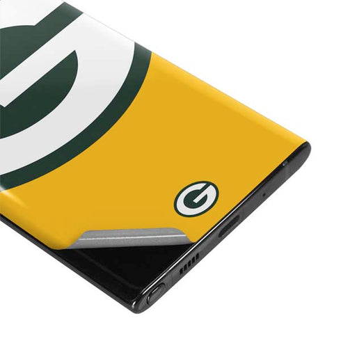 NFL Green Bay Packers Large Logo Galaxy Note 10 Skin