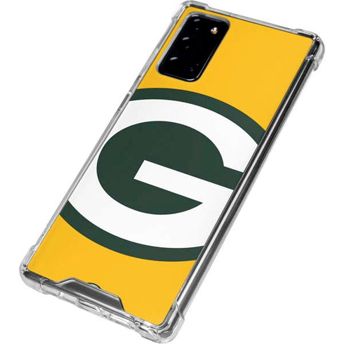 NFL Green Bay Packers Large Logo Galaxy Note20 5G Clear Case