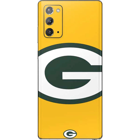 NFL Green Bay Packers Large Logo Galaxy Note20 5G Skin
