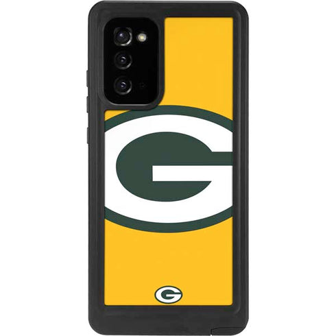 NFL Green Bay Packers Large Logo Galaxy Note20 5G Waterproof Case