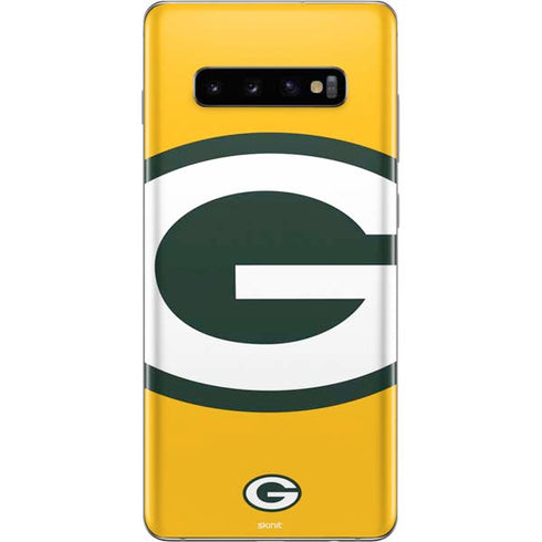 NFL Green Bay Packers Large Logo Galaxy S10 Plus Skin