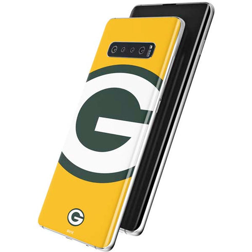 NFL Green Bay Packers Large Logo Galaxy S10 Plus Skin