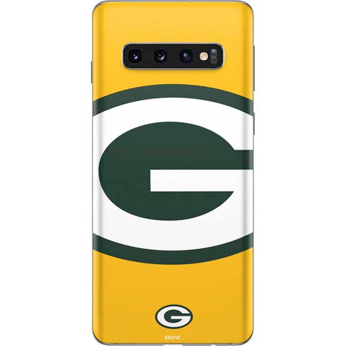 NFL Green Bay Packers Large Logo Galaxy S10 Skin