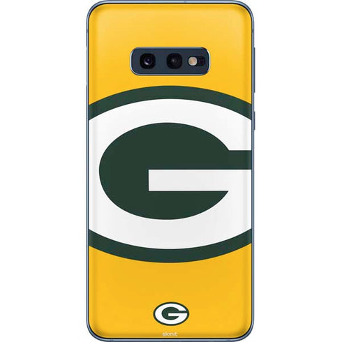 NFL Green Bay Packers Large Logo Galaxy S10e Skin