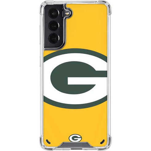 NFL Green Bay Packers Large Logo Galaxy S21 5G Clear Case