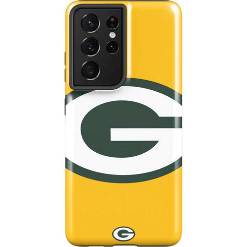 NFL Green Bay Packers Large Logo Galaxy S21 Ultra 5G Pro Case