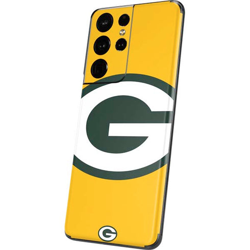 NFL Green Bay Packers Large Logo Galaxy S21 Ultra 5G Skin