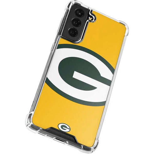 NFL Green Bay Packers Large Logo Galaxy S22 Plus Clear Case
