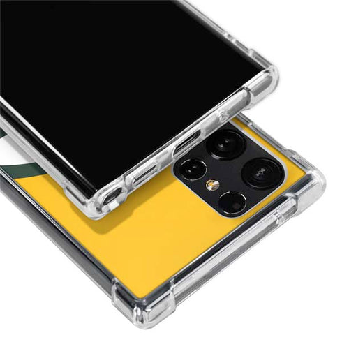NFL Green Bay Packers Large Logo Galaxy S22 Ultra Clear Case