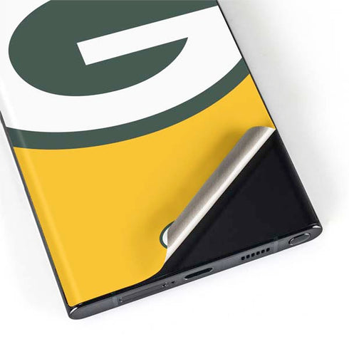 NFL Green Bay Packers Large Logo Galaxy S22 Ultra Skin