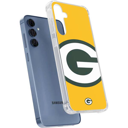 NFL Green Bay Packers Large Logo Galaxy S24 Clear Case
