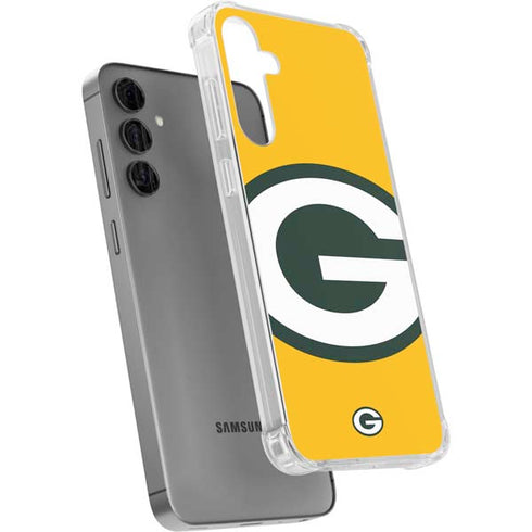NFL Green Bay Packers Large Logo Galaxy S24 Plus Clear Case