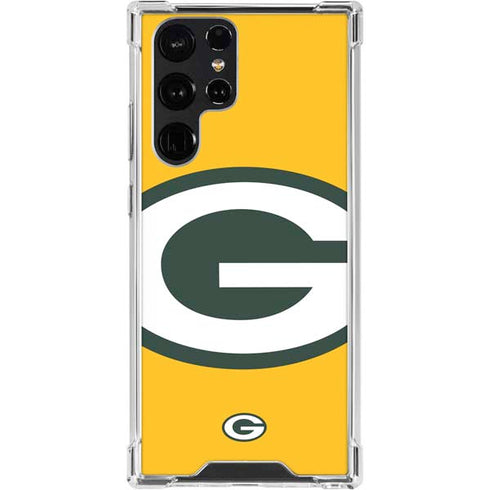 NFL Green Bay Packers Large Logo Galaxy S24 Ultra Clear Case