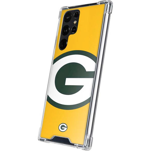 NFL Green Bay Packers Large Logo Galaxy S24 Ultra Clear Case