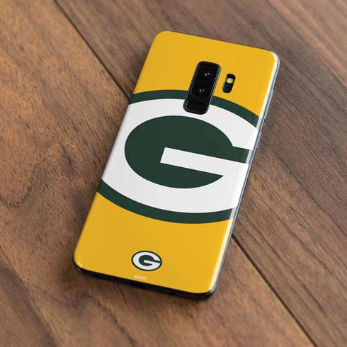 NFL Green Bay Packers Large Logo Galaxy S9 Plus Skin