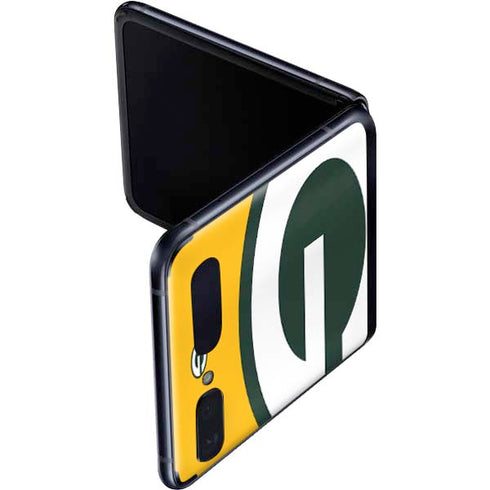 NFL Green Bay Packers Large Logo Galaxy Z Flip Skin