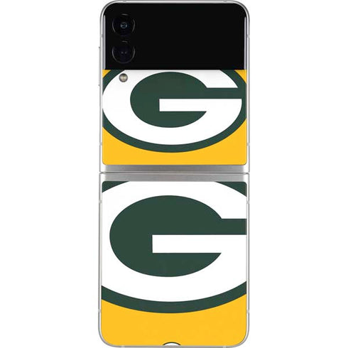 NFL Green Bay Packers Large Logo Galaxy Z Flip3 5G Skin