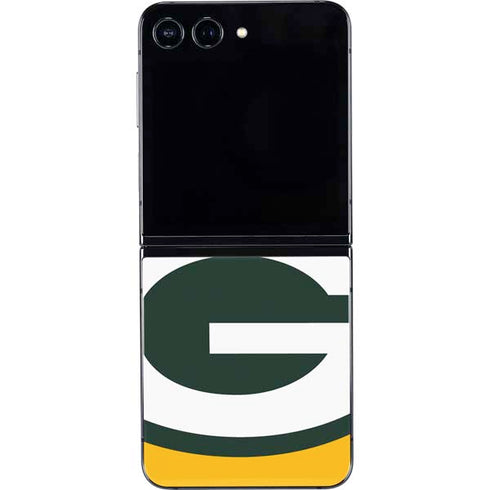 NFL Green Bay Packers Large Logo Galaxy Z Flip5 5G Skin