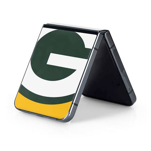 NFL Green Bay Packers Large Logo Galaxy Z Flip5 5G Skin