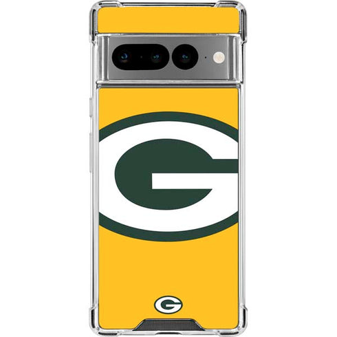 NFL Green Bay Packers Large Logo Google Pixel 7 Pro Clear Case