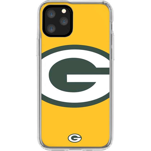 NFL Green Bay Packers Large Logo iPhone 11 Pro Clear Case