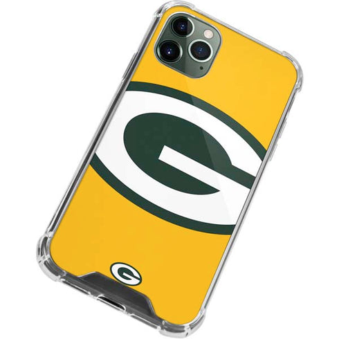 NFL Green Bay Packers Large Logo iPhone 11 Pro Max Clear Case