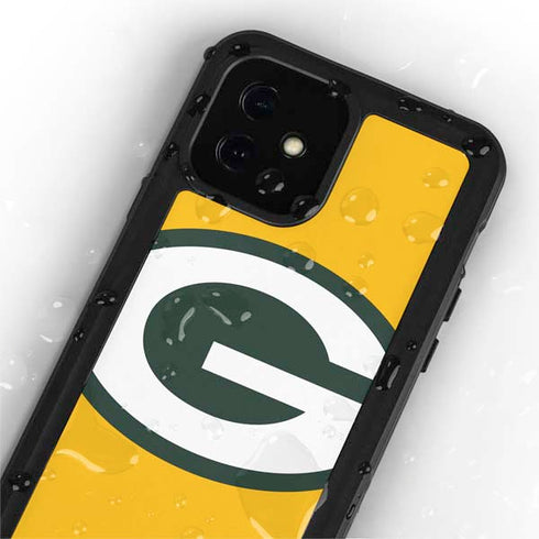 NFL Green Bay Packers Large Logo iPhone 12 Mini Waterproof Case