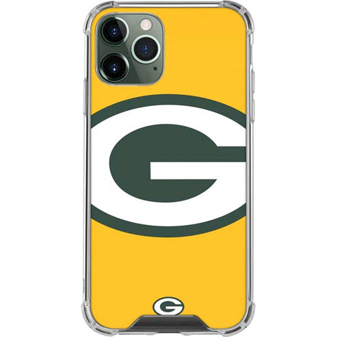 NFL Green Bay Packers Large Logo iPhone 12 Pro Clear Case