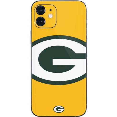 NFL Green Bay Packers Large Logo iPhone 12 Skin