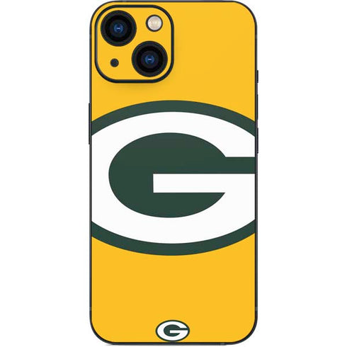 NFL Green Bay Packers Large Logo iPhone 13 Mini Skin