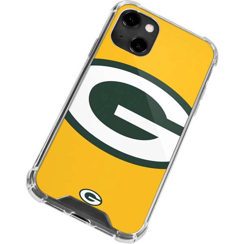 NFL Green Bay Packers Large Logo iPhone 14 Clear Case