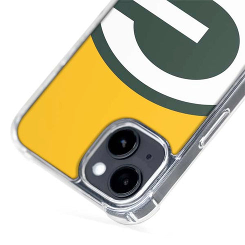 NFL Green Bay Packers Large Logo iPhone 15 Plus MagSafe Case