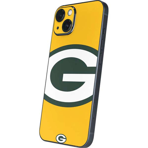 NFL Green Bay Packers Large Logo iPhone 15 Plus Skin